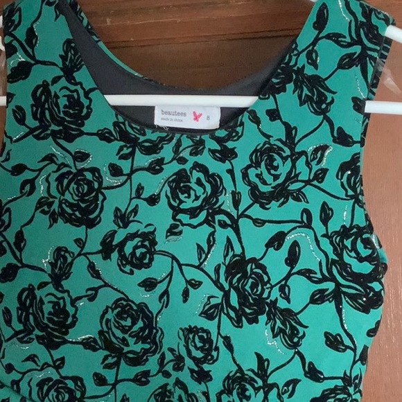 Green and Black Beautiful Dress - As New Condition - Picture 2 of 4